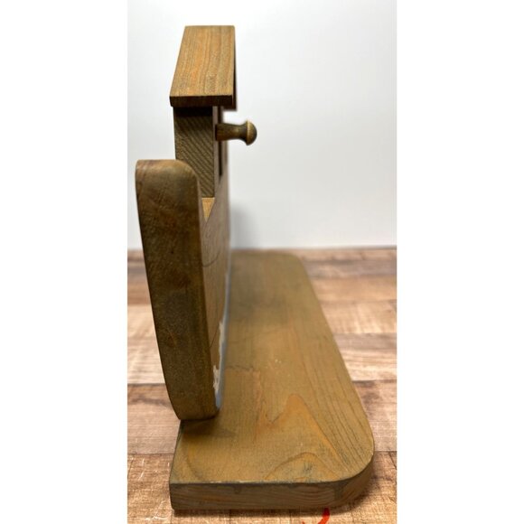 Wooden Noahs Ark Wall Shelf Decor With Bird & Fish Motif - Two By Two Theme - Picture 4 of 7